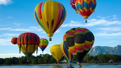 Hot air balloons