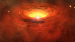 Hot red abstract fire