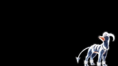 Houndoom black background Pokemon