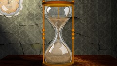 Hourglass 3d digital art