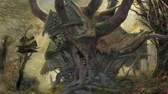 House concept art The Hobbit artwork john howe