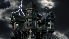 House horror nightmare clouds