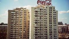 Houses buildings brands coca-cola cities cityscapes companies