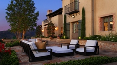 Houses outdoors cypress evening