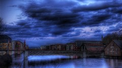Houses rivers HDR Photography