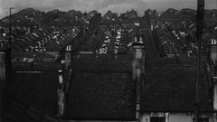 Houses roofs cityscapes grayscale old photography Bill Brandt