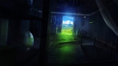 Houses spheres sunlight doors interior design artwork wooden 