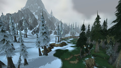 Howling fjord snow and