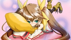 huang lingyin Anime long hair green eyes anime girls