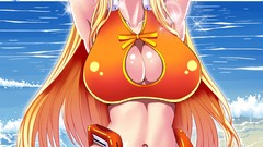 Huge boobs swimsuits Kyoukai Senjou no Horizon Aoi Tori