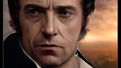 Hugh Jackman artwork portraits Les Miserables Jean Valjean