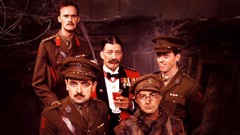 Hugh Laurie Actors Rowan Atkinson British uniforms TV series 