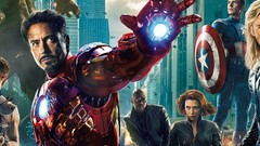 Hulk Iron Man Chris Evans Scarlett Johansson dual screen samuel 