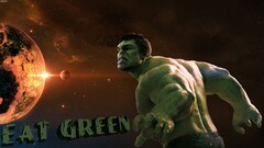 Hulk Space Green digital art