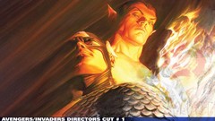 Human torch captain america marvel comics Alex Ross Namor The 