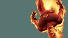 Human torch Simple Background