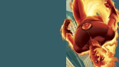Human torch superheroes marvel comics