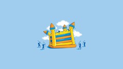 humor Archer castle Simple Background