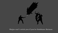 humor Minimalism ninjas ninjas can't catch you if