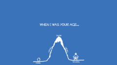 humor quote Minimalism blue background Simple Background blue