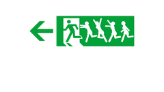 Humor signs Exit funny jokes