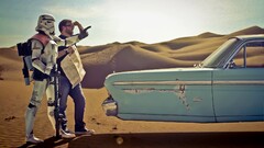 humor star wars desert Car Men stormtrooper