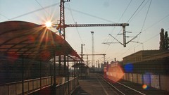 Hungary vehicles railroad tracks trains