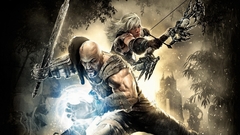 Hunted: The Demon's Forge video games artwork fantasy art sword