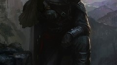 Hunter artwork fantasy art falcon bird falconry