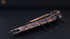 Hurricane 3d graphic spaceship 1280x800