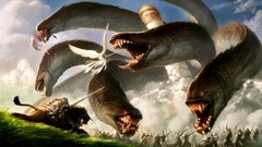 Hydra magic: the gathering jason chan fantasy art