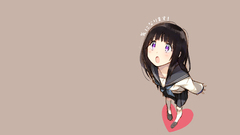 hyouka chitanda eru Heart (Design) Anime anime girls dark hair