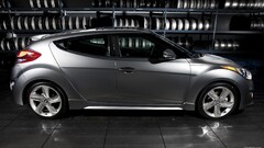 Hyundai veloster Car silver cars vehicle