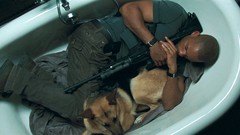 I Am Legend Will Smith German shepherd bathtubs