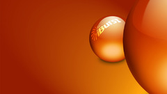 Iburst background orange can