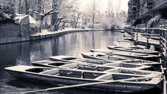 Ice Boats monochrome