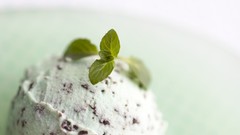 Ice cream close-up food