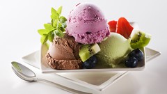 Ice cream desserts food art