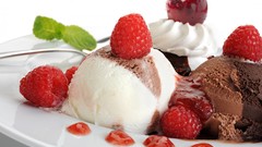 Ice cream desserts food art