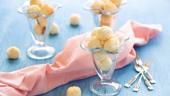 Ice cream desserts napkins