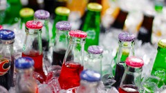 Ice drinks soda bottle caps