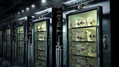 Ice eyes futuristic Frozen