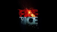 Ice fire design Photoshop