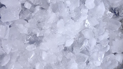 Ice food Salt macro