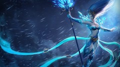 Ice frost staff splashes mage League of Legends video games 