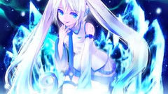 Ice headphones tie white hair tongue tattoos skirts long hair 