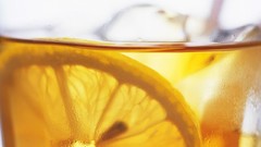 Ice juice drinks lemons