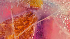 Ice juice fruits drink