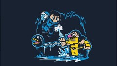Ice Mario nintendo parody Mortal Kombat battles Wario