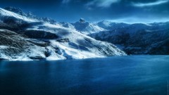 Ice Mountains Landscapes snow